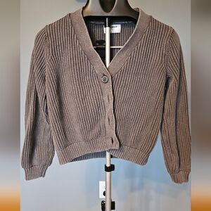 OLD NAVY - BUTTON-UP - CROPPED SWEATER - SMALL/MEDIUM